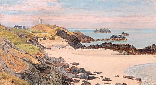 Llanddwyn Abbey I, 1884, Frederick William Hayes