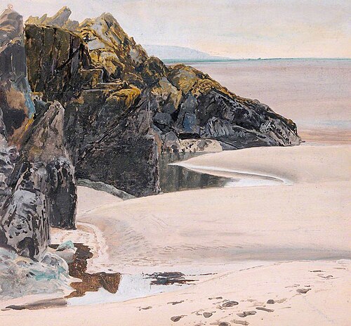 On Barmouth Sands, 1886, Frederick William Hayes