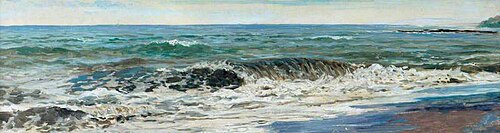 Seascape: Criccieth, , Frederick William Hayes