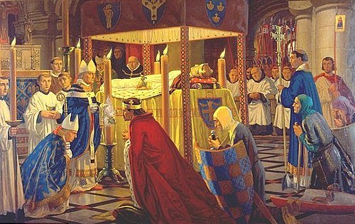 Burial of Henry I, 1136, 1916, Harry Morley