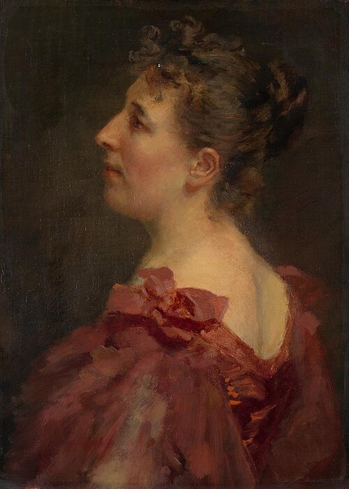 Bildnis Leonie Scheller-Kuhn, 1890, Wilhelm Heinrich Füssli