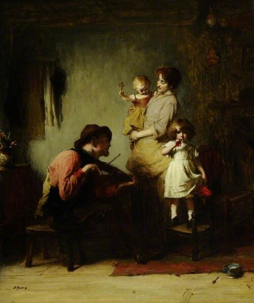 The Musical Party, 1881, Alexander Hohenlohe Burr
