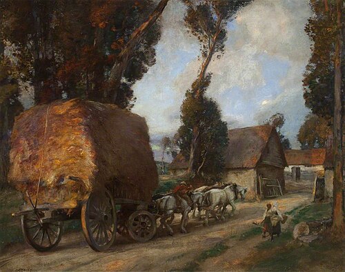 The Hay Cart, 1906, Charles Hodge Mackie