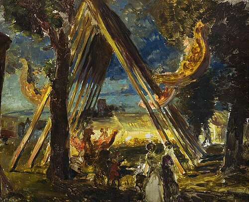 A Norfolk Fair, 1915, Charles Hodge Mackie