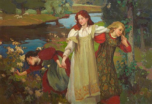 'There were three maidens pu'd a flower (by the bonnie banks o' Fordie)', 1897, Charles Hodge Mackie