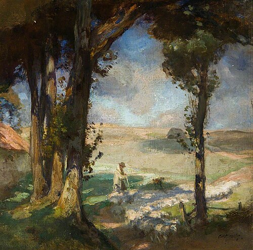 The Return of the Flock at Midday, , Charles Hodge Mackie