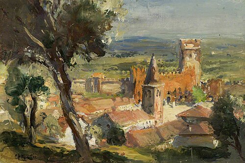 View of a Small Town, , Charles Hodge Mackie