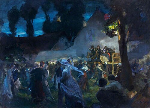 La danse du village, 1918, Charles Hodge Mackie