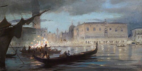 La musica veneziana, 1909, Charles Hodge Mackie