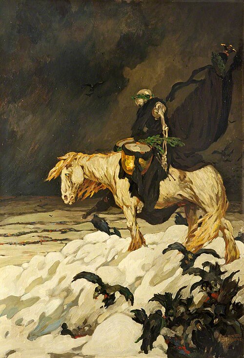 The Retreat from Moscow '1812', 1911, Stephen Baghot De La Bere