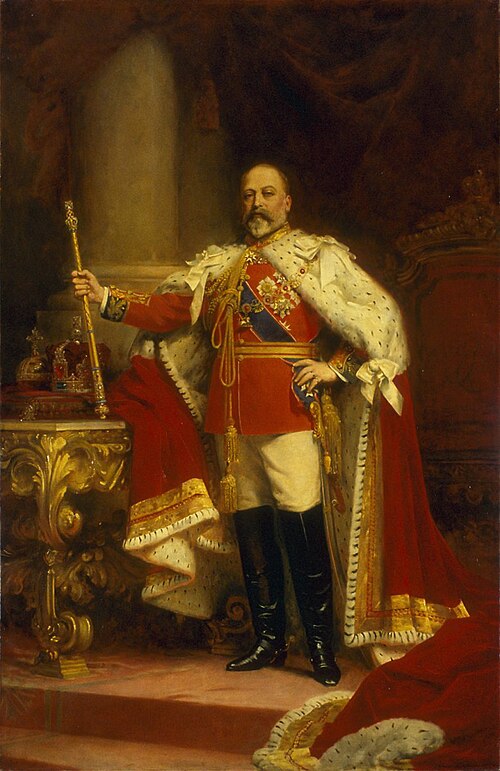 King Edward VII (1841–1910), 1909, Léo Malempré