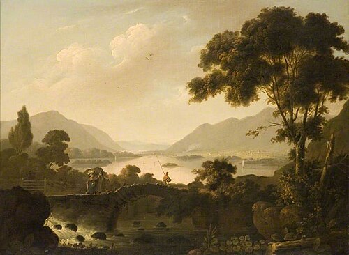 Lake District Landscape, 1808, John Pennington