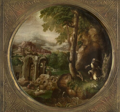 King David in a Landscape, 1600, Michiel Gast