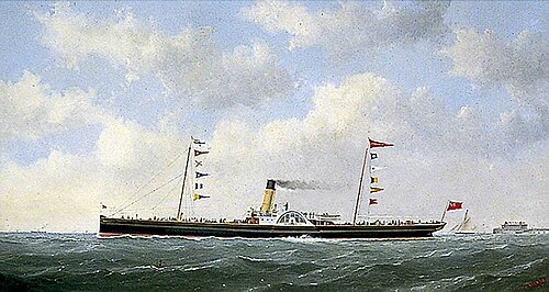 The Steamship 'Carrick Castle', 1885, George Mears