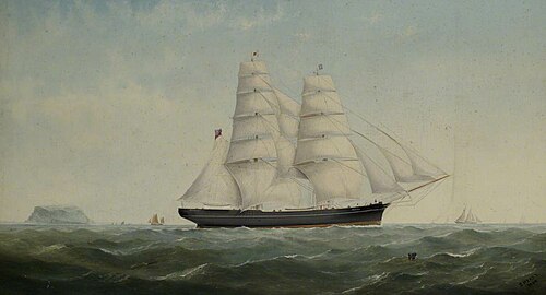 The brig Pennine, 1889, George Mears