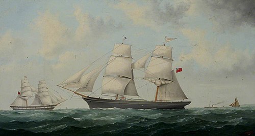 The brig Commerce, 1882, George Mears