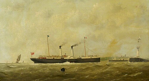 The paddle steamer Mary Beatrice, 1878, George Mears
