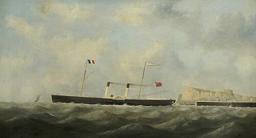 The paddle steamer Alexandra, 1878, George Mears