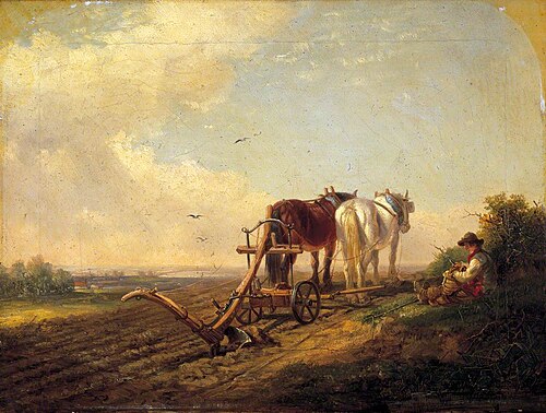 Resting Ploughman, , Edward Robert Smythe