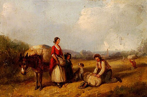Travelling Family and Donkey, , Edward Robert Smythe