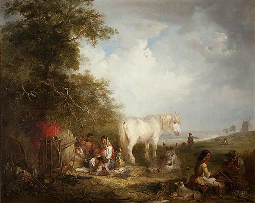 A Gypsy Scene, , Edward Robert Smythe