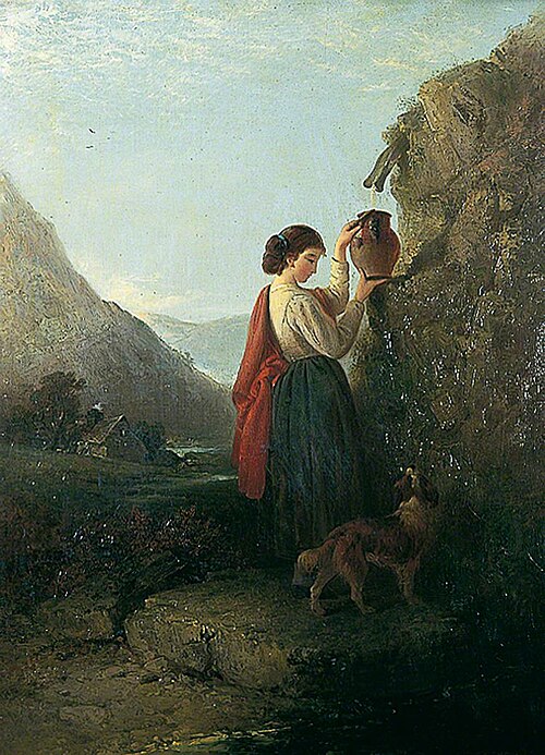 Girl at a Spring, , Edward Robert Smythe