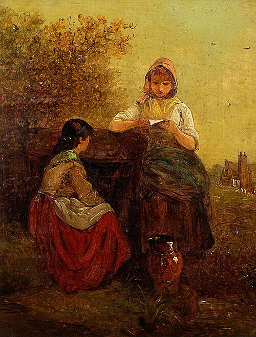 Reading the Letter, , Edward Robert Smythe