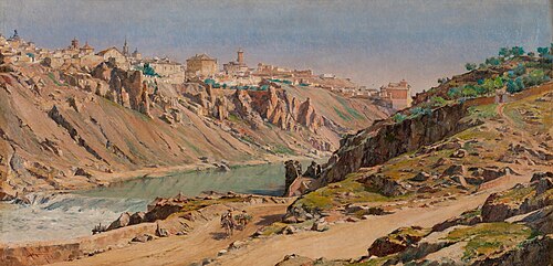 View of Toledo, 1900, Ricardo Arredondo Calmache