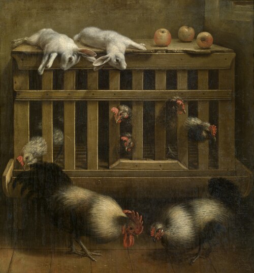 Fighting Cocks, 1663, Jacob Biltius