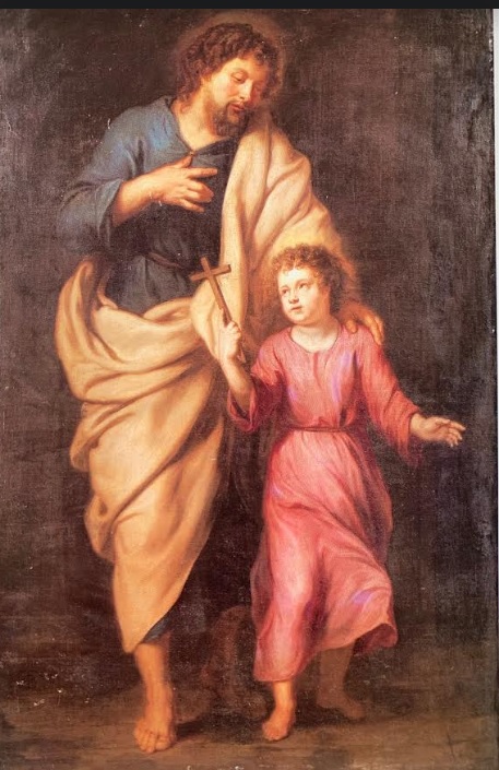 Saint Joseph with the Christ child, 1670, Theodor Boeyermans
