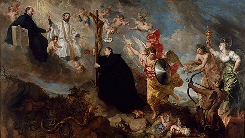 Les vœux de Saint Louis de Gonzague, 1671, Theodor Boeyermans
