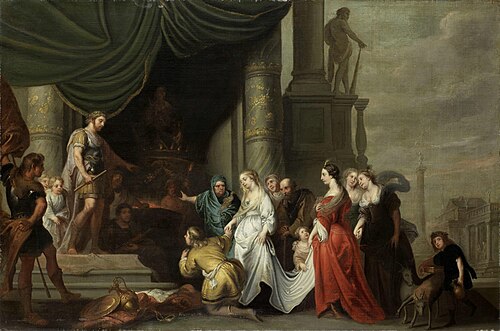 The Continence of Scipio, 1666, Theodor Boeyermans