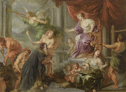 The glorification of the house of Plantin-Moretus, 1666, Theodor Boeyermans