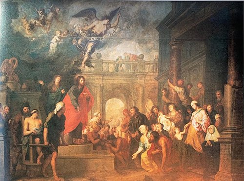 Christ Healing the Sick People Lying near the Pool of Bethesda, 1675, Theodor Boeyermans