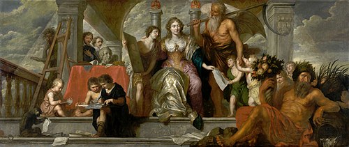 Anvers, nourrice des peintres, 1664, Theodor Boeyermans