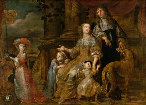 Portrait of the Family de Bie, 1670, Theodor Boeyermans