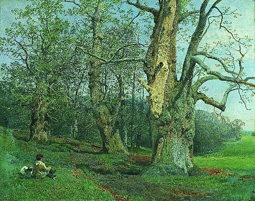 Burnham Beeches, Buckinghamshire, 1876, Charles Collins