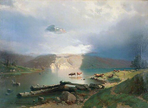 Lake of the Engstlen Alp, , Friedrich Zimmermann