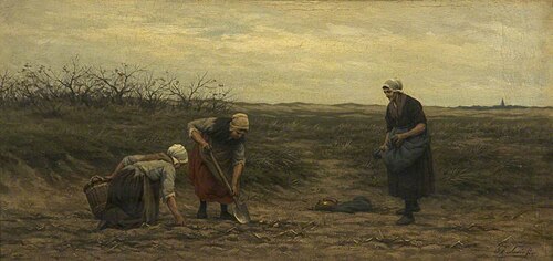Potato Digging, 1875, Philip Sadée