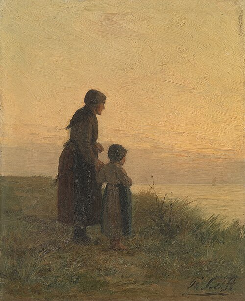 Op de duinen, 1873, Philip Sadée