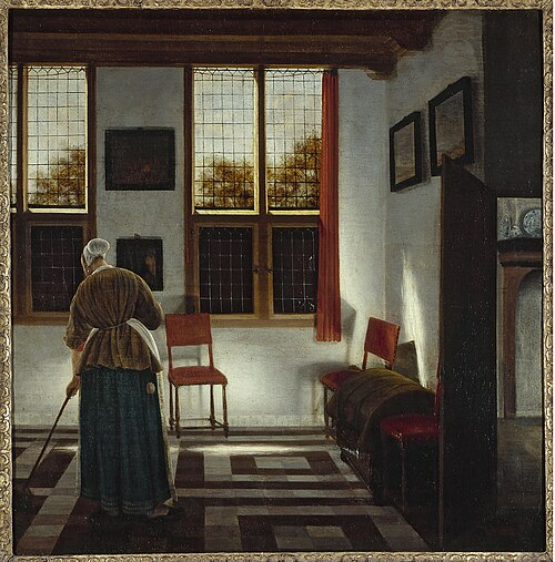 La Balayeuse, 1670, Pieter Janssens Elinga