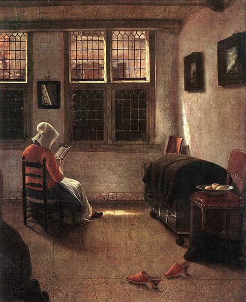 Reading Woman, 1650, Pieter Janssens Elinga