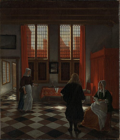 The Letter-carrier, 1672, Pieter Janssens Elinga