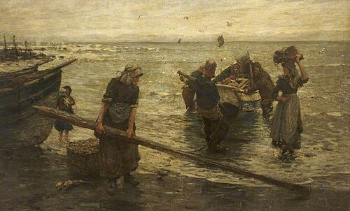 Returning with the Catch, 1908, Frederick William Jackson