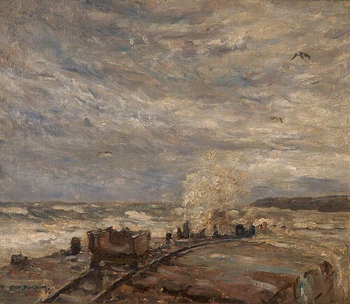 The High Tide, Runswick Bay, North Yorkshire, , Frederick William Jackson
