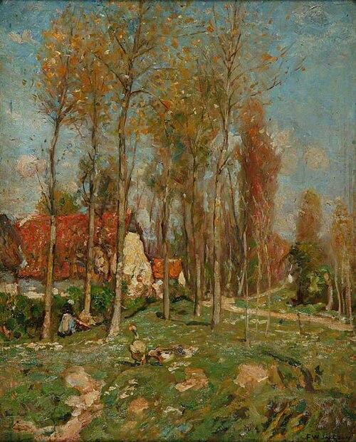 Poplars, Montreuil-sur-Mer, , Frederick William Jackson
