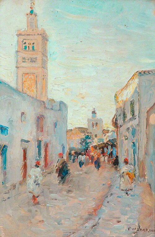 Oriental Street Scene, , Frederick William Jackson