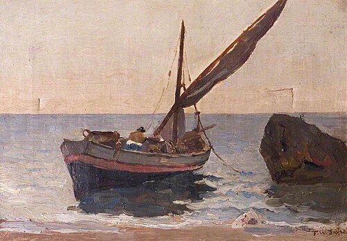 Boats on the Shore, , Frederick William Jackson