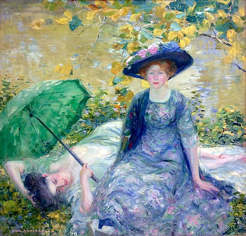 The Idlers, 1909, Karl James Anderson