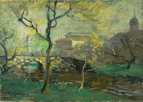 View of the Boston Fens, , Arthur Clifton Goodwin